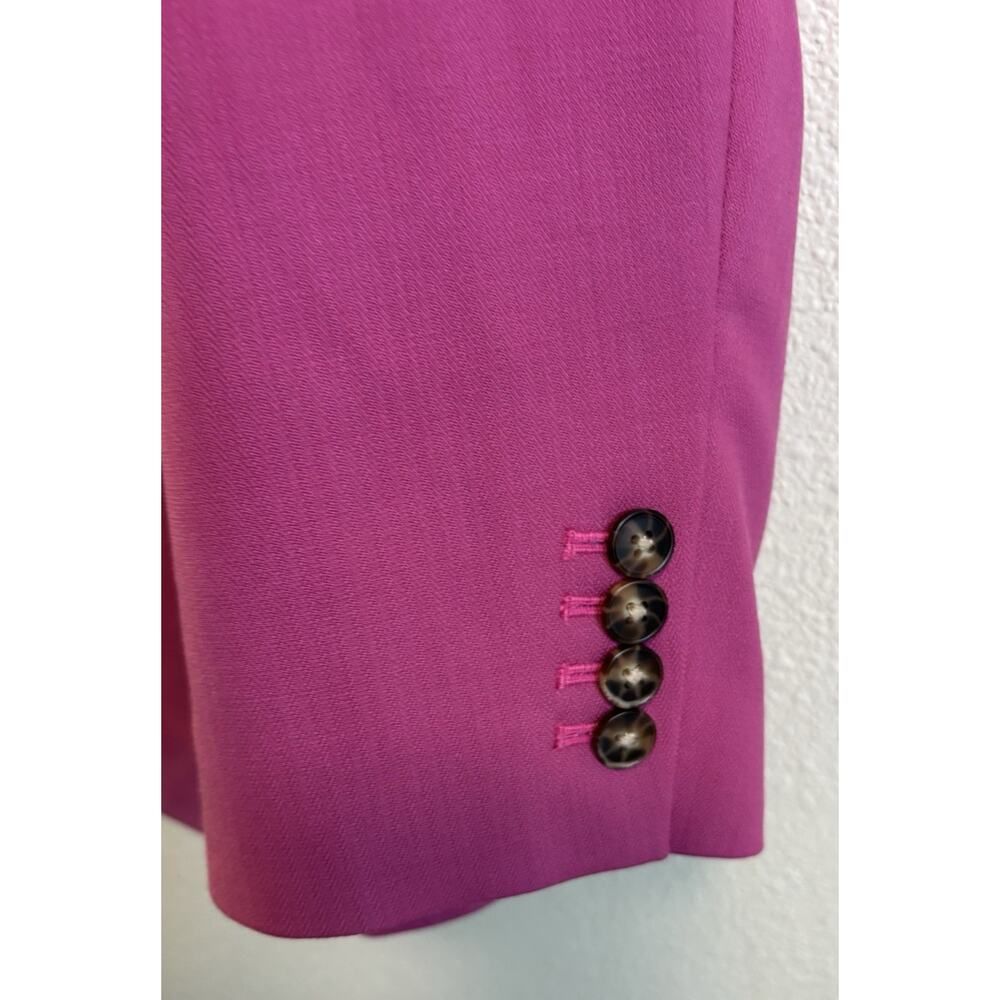NWT J.Crew Willa Blazer in Garden Dahlia Pink Italian City Wool Jacket Size 22 - Picture 4 of 10